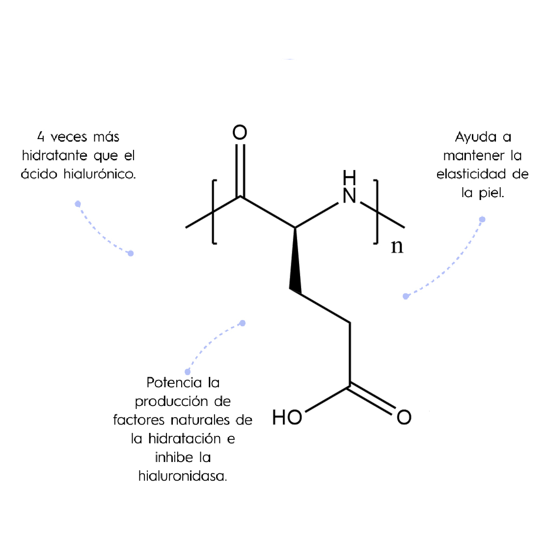 imagen de ácido poliglumatico biomimetic